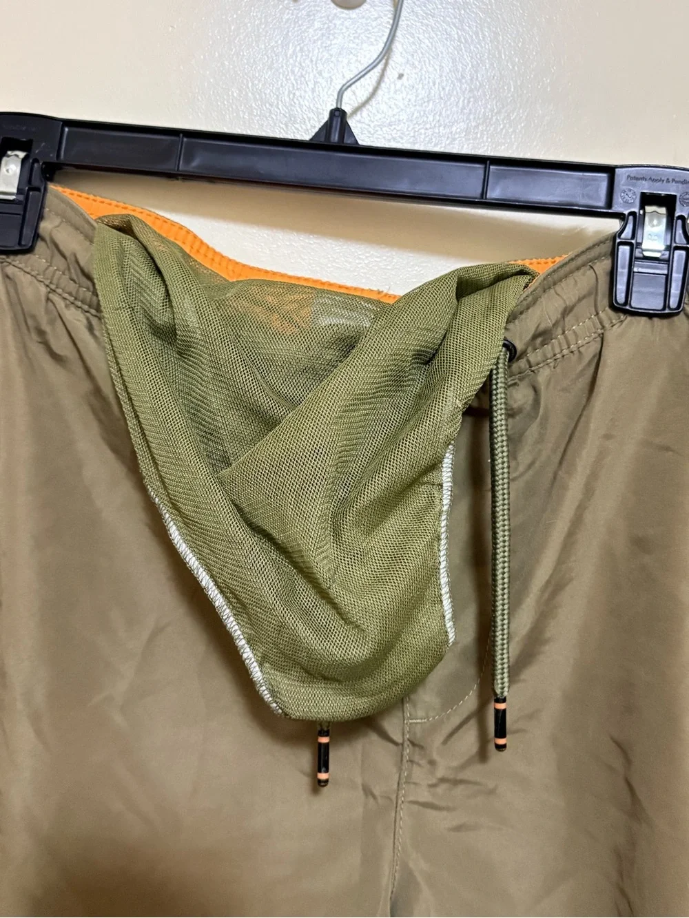 Jack & Jones Olive Shorts with Orange Lining